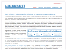 Tablet Screenshot of license4j.com